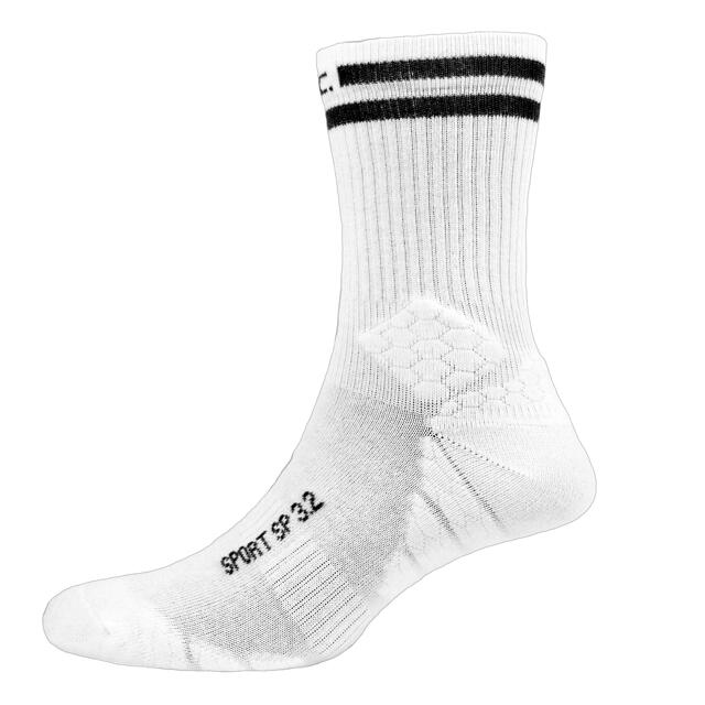 PAC SP 3.2 Sport Recycled Stripes Sock 2x Pack Men White-Black Stripes 40-43