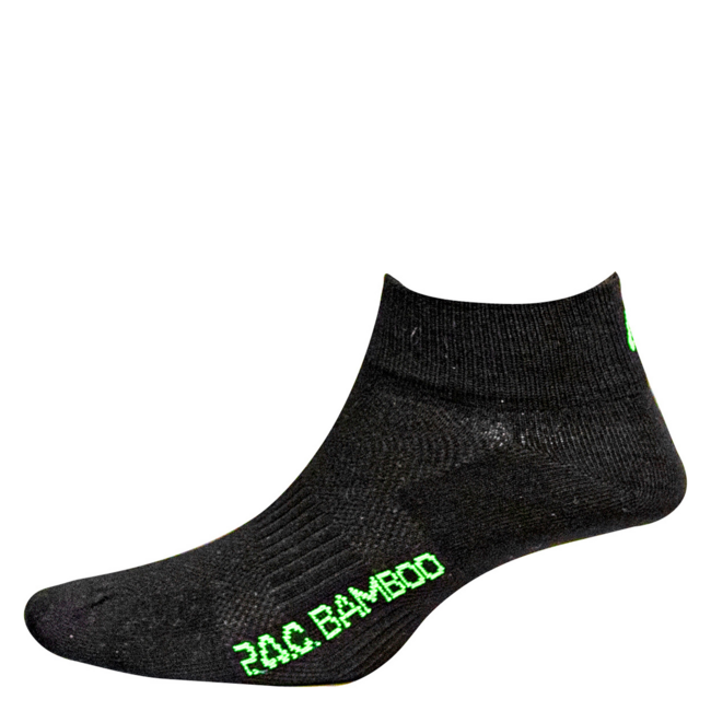 PAC Bamboo Quarter Unisex Black 35-38