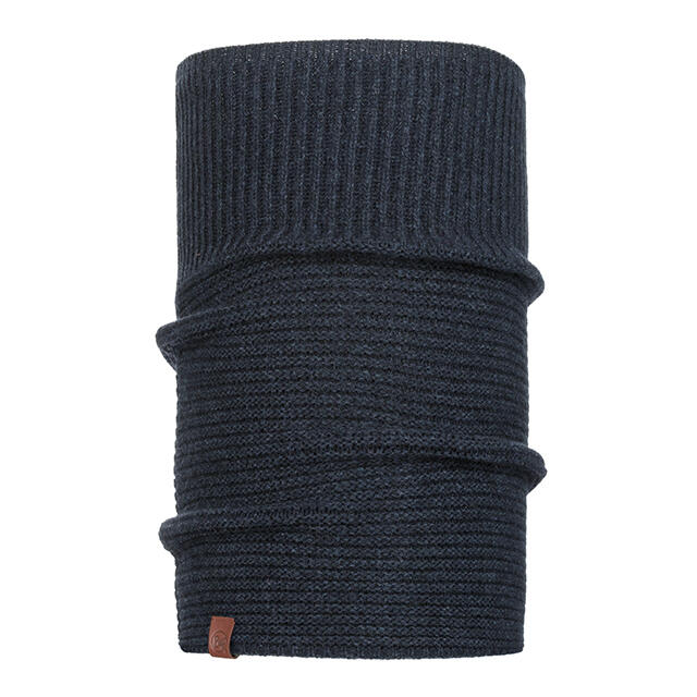 KNITTED NECKWARMER COMFORT BIORN DARK DENIM