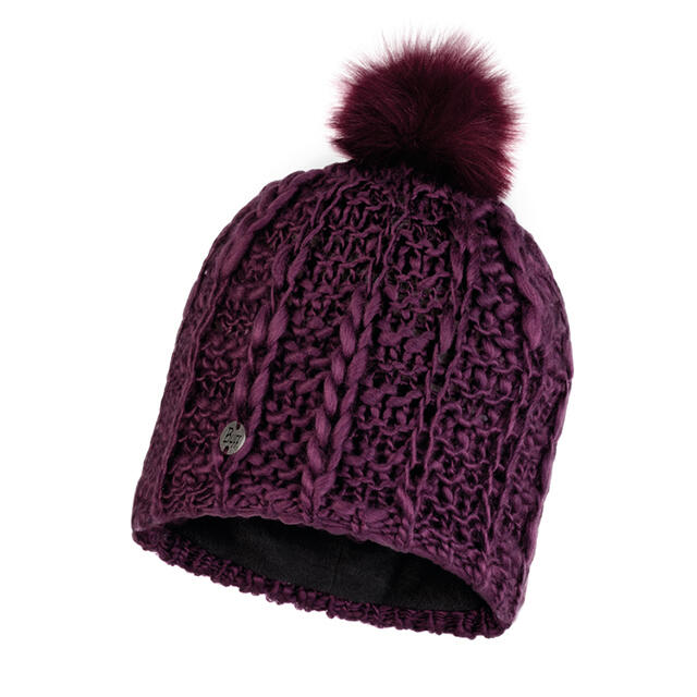 KNITTED & POLAR HAT LIV DAHLIA
