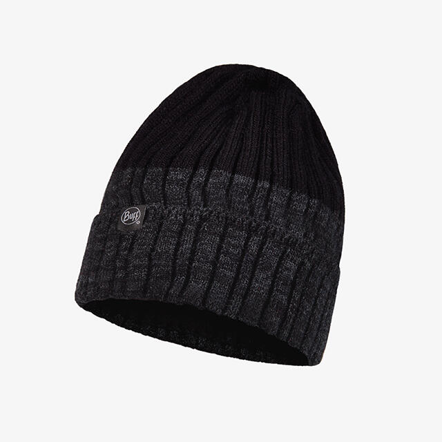 Knitted & Fleece Band Hat IGOR BLACK