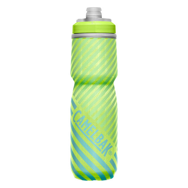 Podium Chill Outdoor .71L, Lime/Blue Stripe