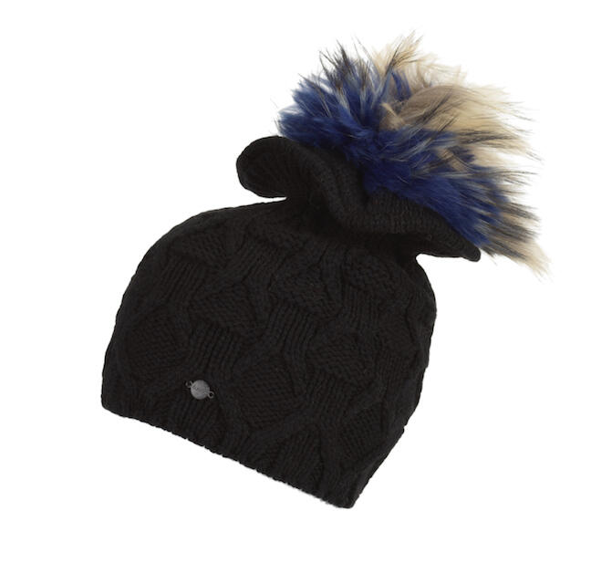Amber cappello nero pompon r...