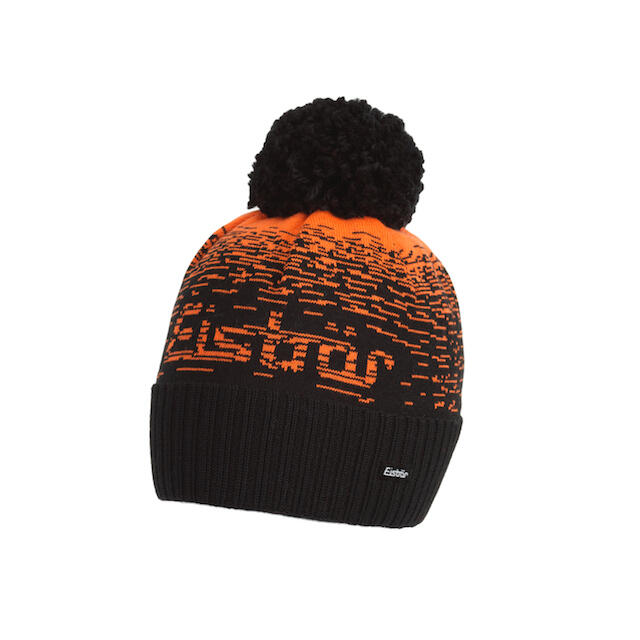 Mojo Pompon MÜ nero/l.orange-nero cappello