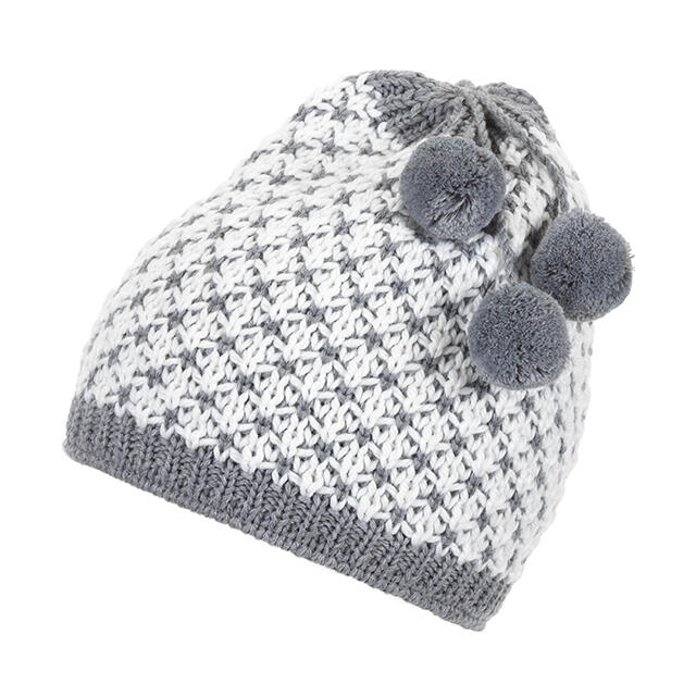 Nia Pompon MÜ kids grigio medio/bianco 55